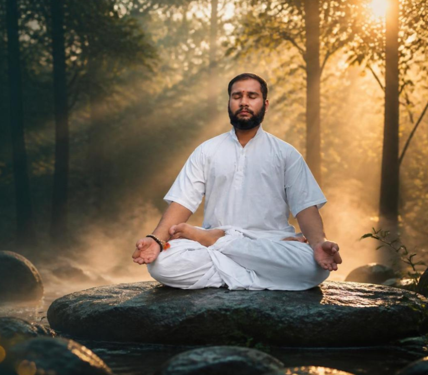 Sadguru meditating